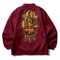 SOFTMACHINE "FELLOWS JK"-COACH JACKET  BURGUNDY