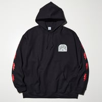 RADIALL "TOMBSTONE"-HOODIE SWEATSHIRT L/S BLACK