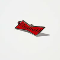 RADIALL "RIBONS"-METAL PINS RED