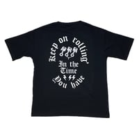 HARDEE "DO ANYTHING" -S/S WIDE SILHOUETTE POCKET TEE BLACK