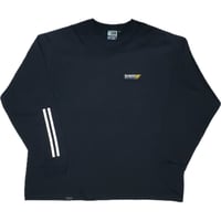 HARDEE "NARROW NIMBLE"-WIDE SILHOUETTE L/S TEE BLACK