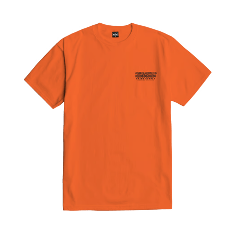 LOSER MACHINE "LAW BREAKER"-S/S TEE ORANGE