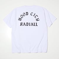 RADIALL "HAWK"-CREW NECK T-SHIRT S/S FADEDWHITE