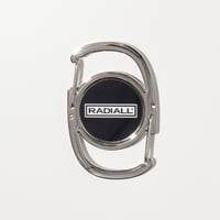 RADIALL "WHEELS"-CARABINER WHITE/BLACK