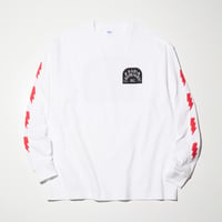 RADIALL "TOMBSTONE"-CREW NECK T-SHIRT L/S WHITE