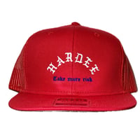 HARDEE "TAKE MORE"-MESH CAP RED/RED