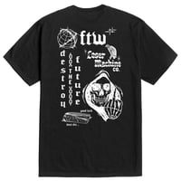 LOSER MACHINE "CHAOS"-S/S TEE BLACK