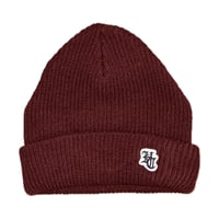 HARDEE "HC"LOGO KNIT CAP BURGUNDY