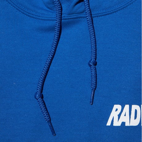 RADIALL “CHEVY GRAGE”-HOODIE SWEATSHIRT L/S  ROYAL BLUE