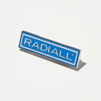 RADIALL "WHEELS "-METAL PINS  BLUE
