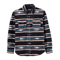 LOSER MACHINE “EL WOOD”-FREEZE  SERAPE SHIRT  NAVY