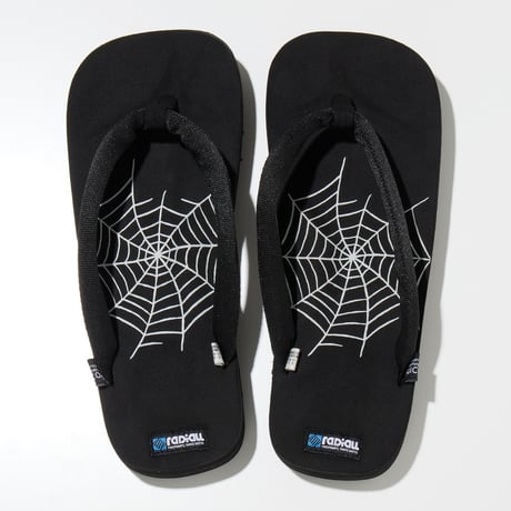 RADIALL "SETTA"-THONG SANDALS / VIBRAM RIPPLE SOLE BLACK