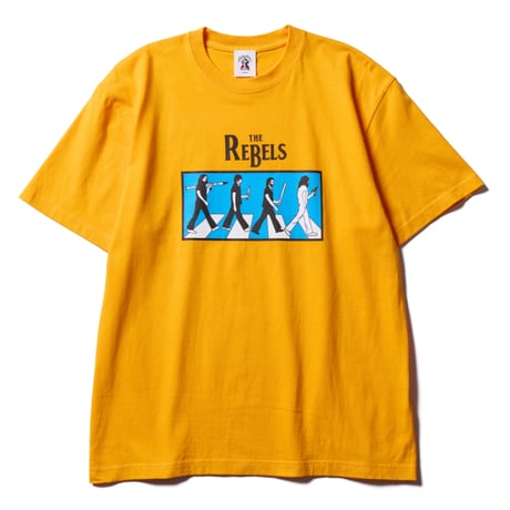 SOFTMACHINE "REBELS-T"-S/S T-SHIRT YELLOW