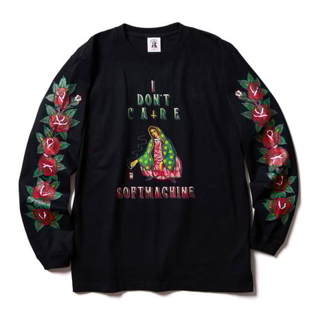 SOFTMACHINE  “BAD APPLE- L/S”-L/S TEE BLACK
