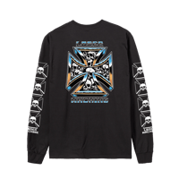 LOSERMACHINE "CATACOMB STOCK LS"-L/S TEE BLACK