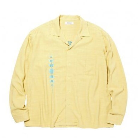 RADIALL　　HARVEST - OPEN COLLARED SHIRT L/S YEL