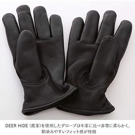 CHURCHILL  CLASSIC MAVERICK DEER SKIN W/LINING BLACK