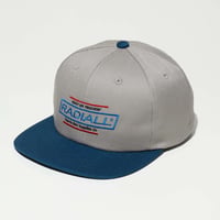 RADIALL "ROADSIDE"- BASEBALL CAP ICE GRAY×NAVY