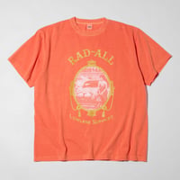 RADIALL "MERCURY"-CREW NECK T-SHIRT S/S FADE ORANGE