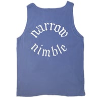 HARDEE "NARROW NIMBLE TANK"-TANK TOP STEEL BLUE