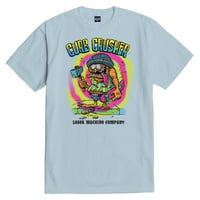 LOSER MACHINE "CURB CRUSHER"-S/S TEE LIGHT BLUE