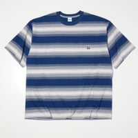 RADIALL "BOARD" - CREW NECK T-SHIRT NAVY