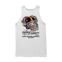 LOSERMACHINE "BEER BRUISER TANK"-TANK TOP   WHITE