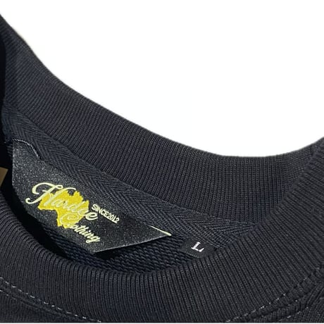 HARDEE "HCLOGO"- CREW NECK SWEAT BLACK