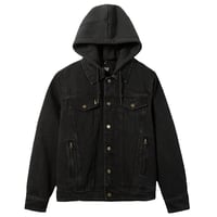 LOSER MACHINE  "CAPITOL JACKET"- BOA DENIM JACKET BLACK