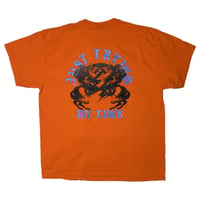HARDEE "BACKWARDS CRAB"-S/S TEE ORANGE