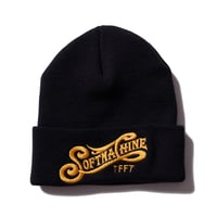 SOFTMACHINE "BURP KNIT CAP"-KNIT CAP BLACK