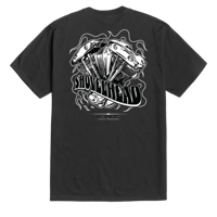 LOSERMACHINE ”SHOVEL TRIP"-S/S T-SHIRT  BLACK