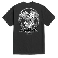 LOSERMACHINE ”EVO TRIP "-S/S T-SHIRT  BLACK