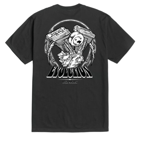 LOSERMACHINE ”EVO TRIP "-S/S T-SHIRT  BLACK