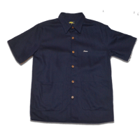HARDEE "65" SHORT SLEEVE SHIRTS  NAVY