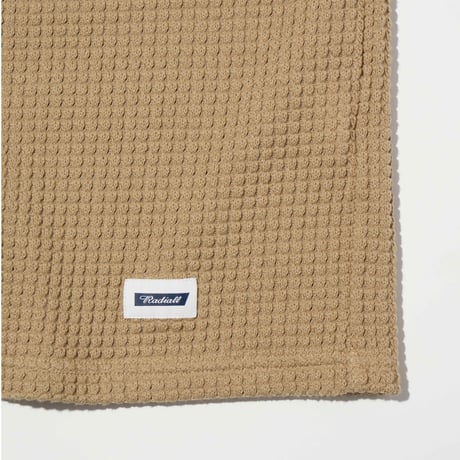 RADIALL "BIG WAFFLE" - CREW NECK T-SHIRT S/S KHAKI