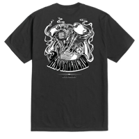 LOSERMACHINE "PAN TRIP"-S/S T-SHIRT  BLACK