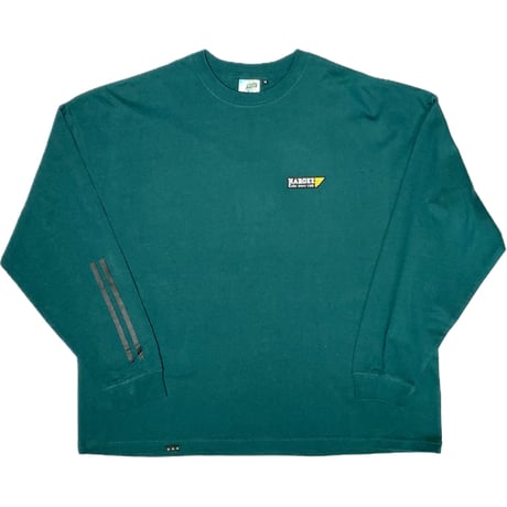 HARDEE "NARROW NIMBLE"-WIDE SILHOUETTE L/S TEE GREEN