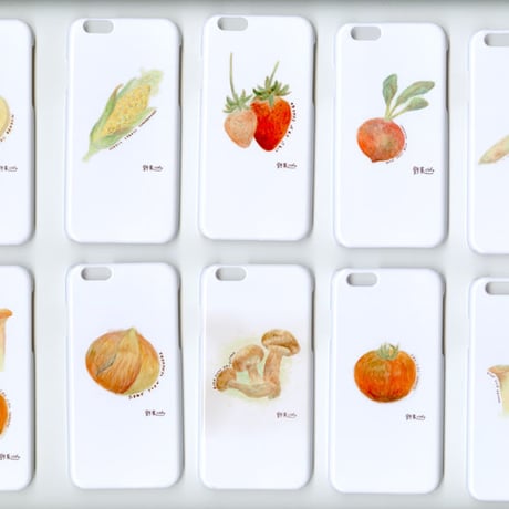 iphoneカバー　iphoneケース 野菜くらぶ。5個セット iphone6 iphone6s 用カバー