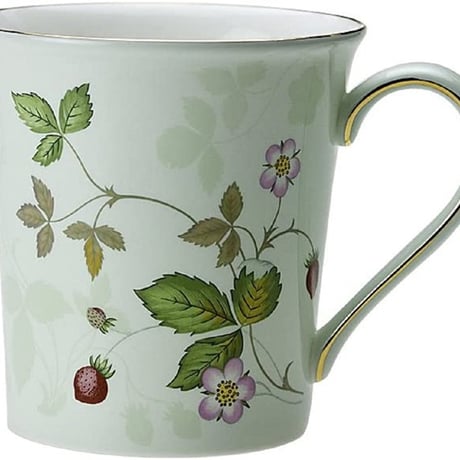 ウェッジウッド　ワイルドストロベリー　マリアージュボウル、パステルビーカーPastel Green Beaker Trio setトリオセット 【御結婚・内祝・新築・還暦・寿・ギフト包装】