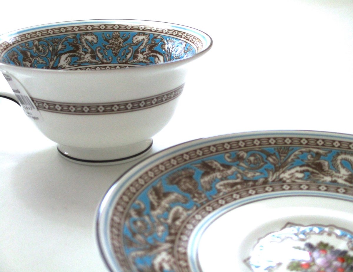 ウェッジウッドWEDGWOOD フロレンティーンターコイズ ティー ウェッジウッドWEDGWOOD フロレンティーンターコイズ ティー