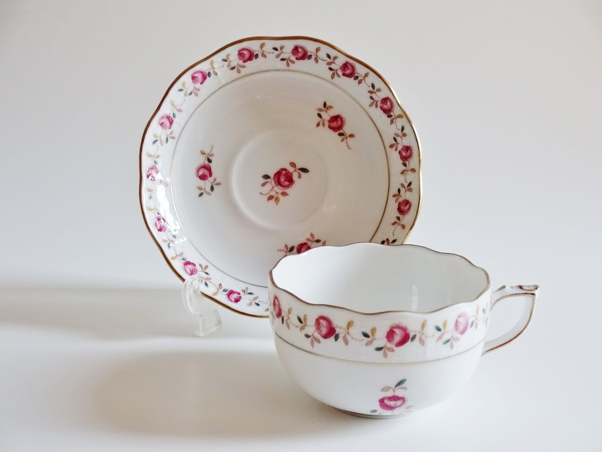 ヘレンド ローズガーランド ティーカップ＆ソーサー | 神戸セレクト