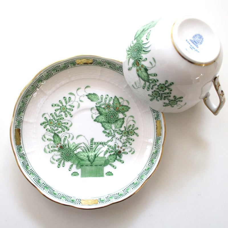ヘレンドHEREND【美品・未使用】両耳付花瓶 中古 ハンガリー HEREND(ヘレンド) ミニチュアベース
