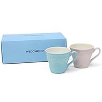 ウエッジウッド(WEDGWOOD) 　フェスティビティ　マグ２個セット（ピンク、ブルー）【御結婚御祝・内祝・新築御祝・還暦御祝・御礼・寿・ギフト包装可能】