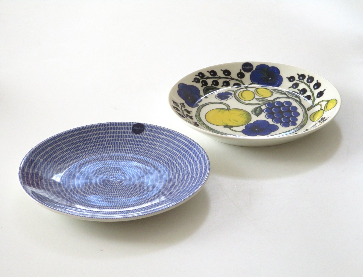 北欧ブランド食器) アラビアARABIA アラビアシリーズ20㎝プレート 4