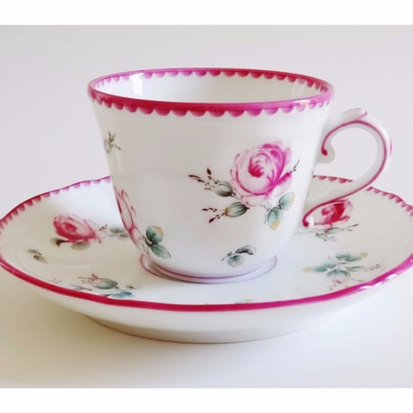 リチャードジノリ　アンティックローズ　コーヒーカップ＆ソーサー