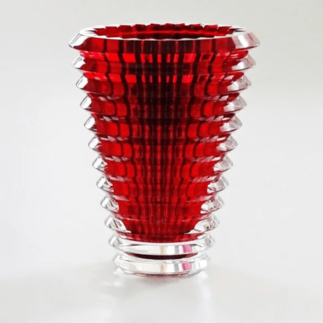 ﾊﾞｶﾗ Baccarat  ｱｲ ﾍﾞｰｽ ｵｰﾊﾞﾙ ﾚｯﾄﾞ15cm 2-807-199（バカラリボン付属）【御結婚御祝・内祝・新築御祝・還暦御祝・御礼・寿・ギフト包装可能】