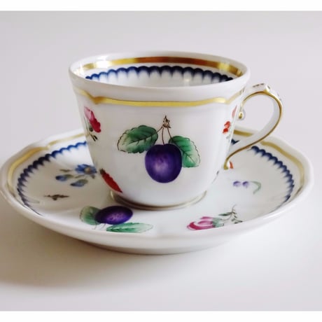 リチャードジノリ　イタリアンフルーツ　コーヒーカップ＆ソーサー