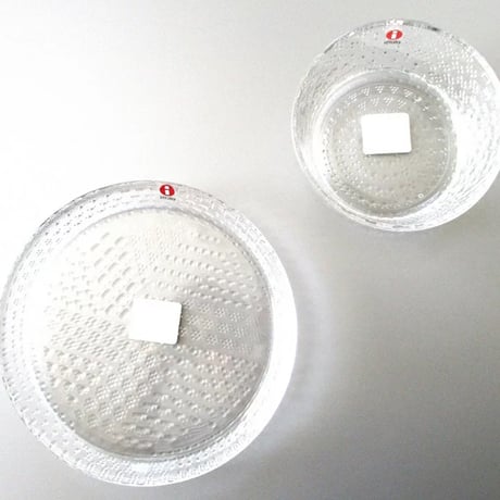 ブランドロゴ入りボックス付属　イッタラ iittala ツンドラTundra ボウル・プレート　ペアセット　クリア【北欧ブランド食器】【御結婚御祝・新築・還暦・御礼・ギフト包装可能】