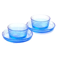 ブランドロゴ入りボックス付属　イッタラ iittala ツンドラTundra ボウル・プレート　ペアセット　アクア【北欧ブランド食器】【御結婚御祝・新築・還暦・御礼・ギフト包装可能】